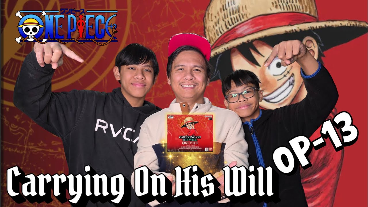 One Piece Card OP-13 Box Opening | Carrying On His Will 🔥SP Luffy Pulls?