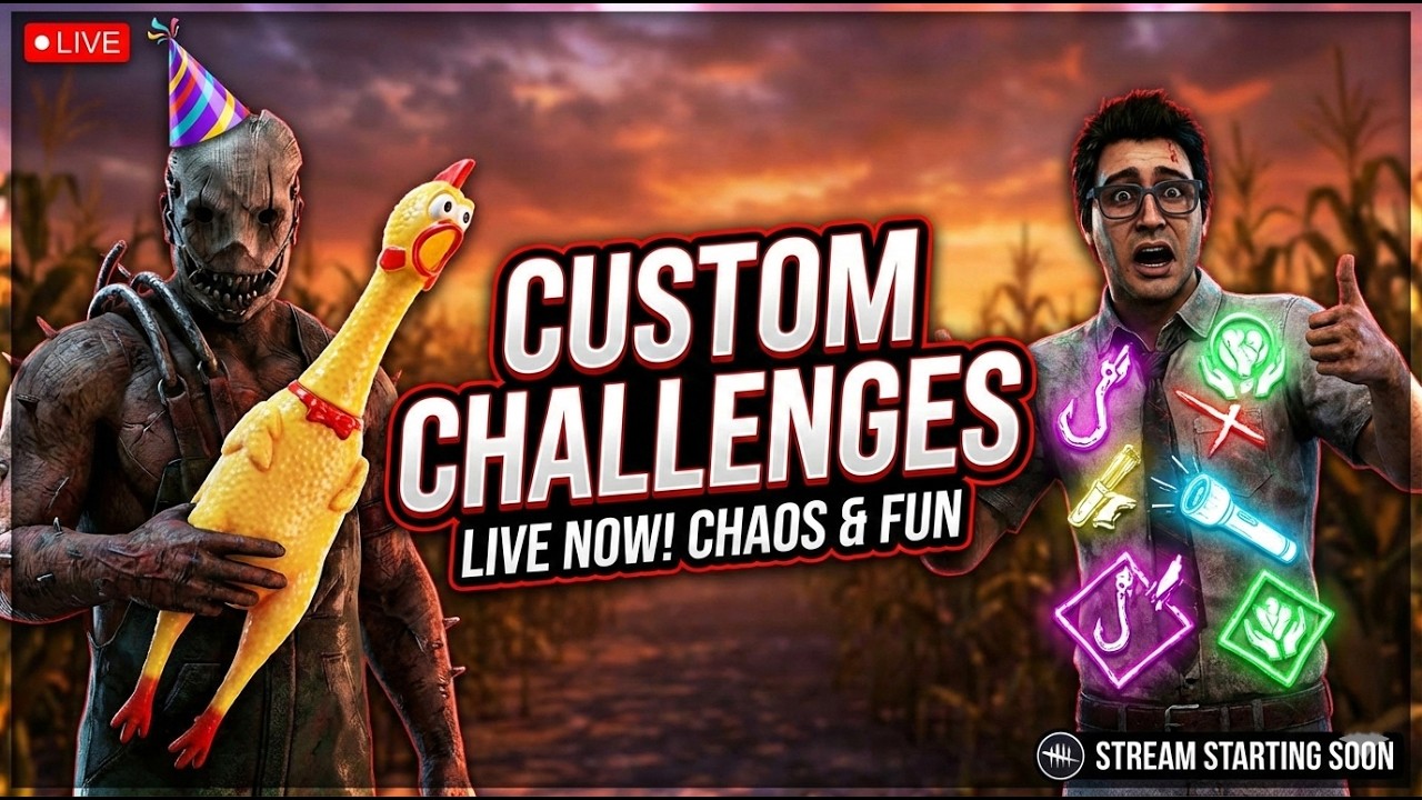 DBD 🍗 Custom Modes & Challenges! (Live)