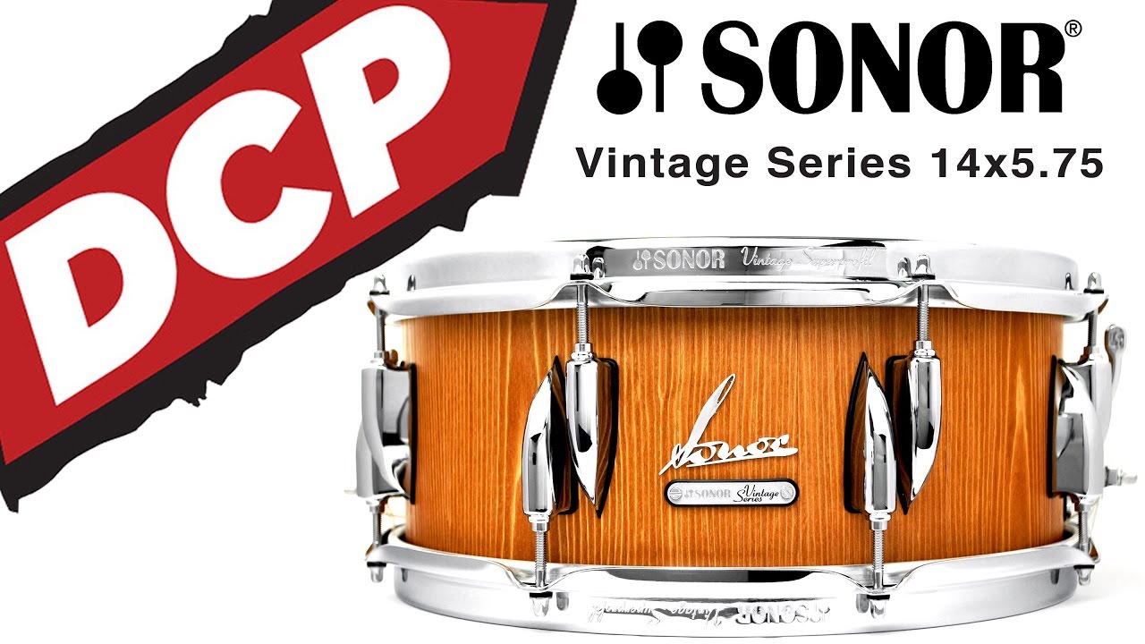 Sonor Vintage Snare Drum Vintage Natural 14X5.75 - Video Demo
