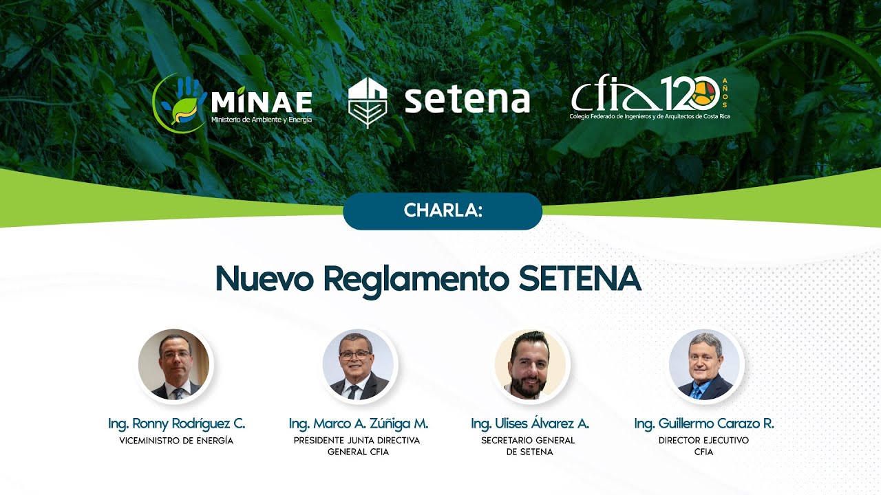 Charla: Nuevo Reglamento SETENA