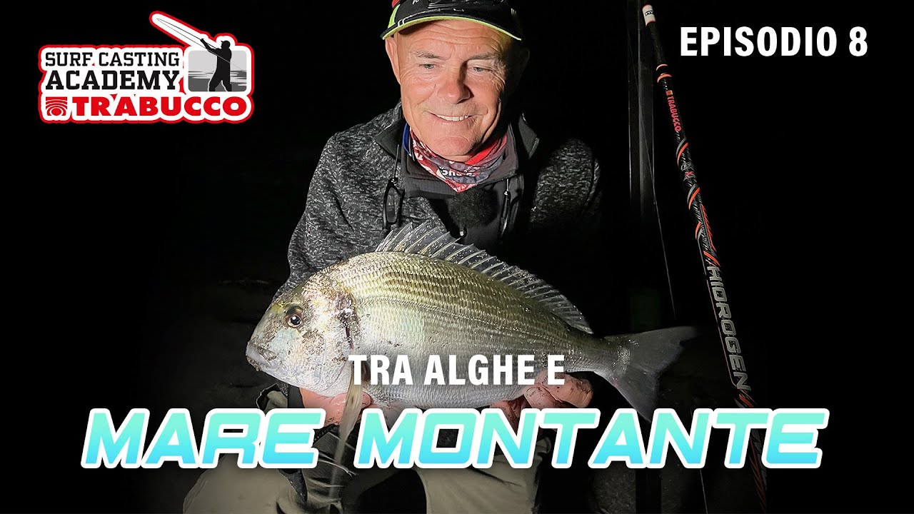 SURFCASTING alla ricerca di ORATE (e NON SOLO!) tra ALGHE e mare MONTANTE » Surfcasting Academy S6E8