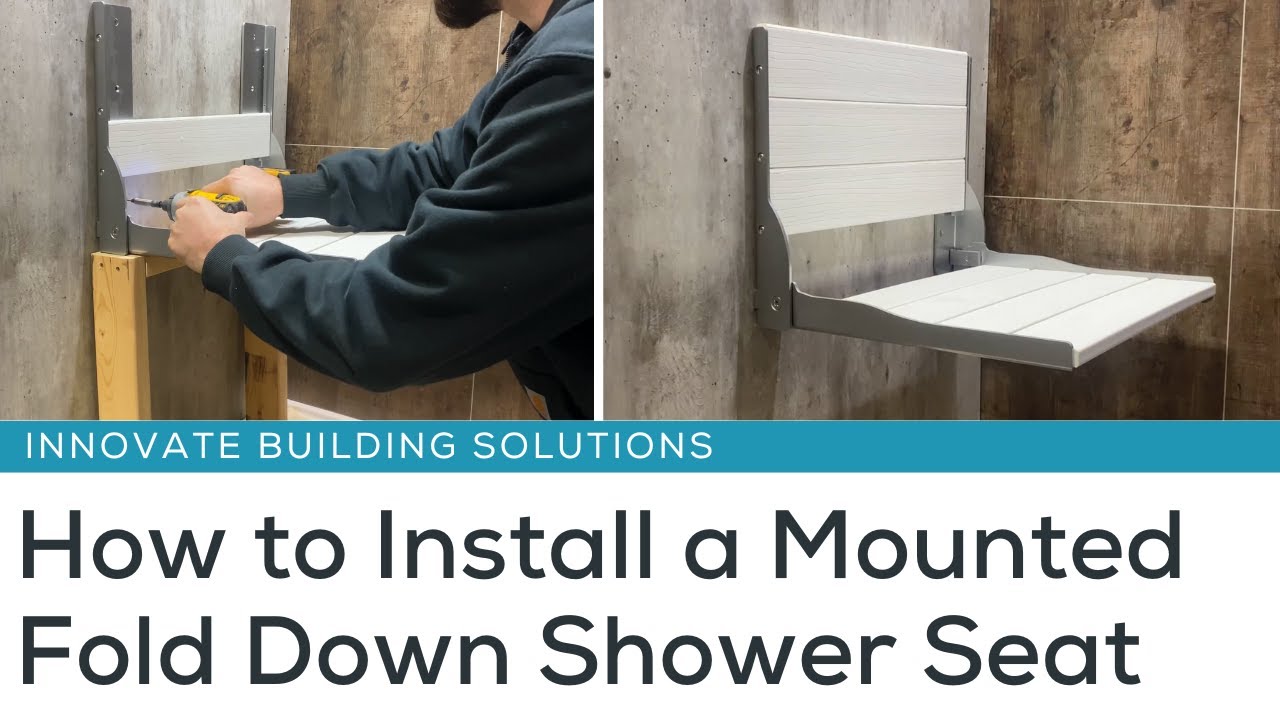 Step-by-Step Guide: How to Install a Mounted Fold Down Shower Seat with Fibo Laminate Wall Panels
