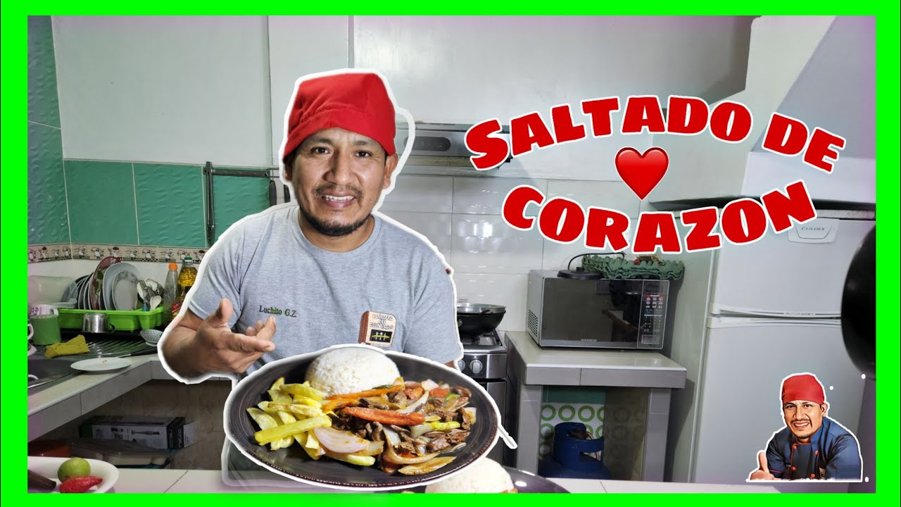 CORAZÓN DE POLLO con papas fritas SALTEADAS ❤️ ( Paso a Paso)