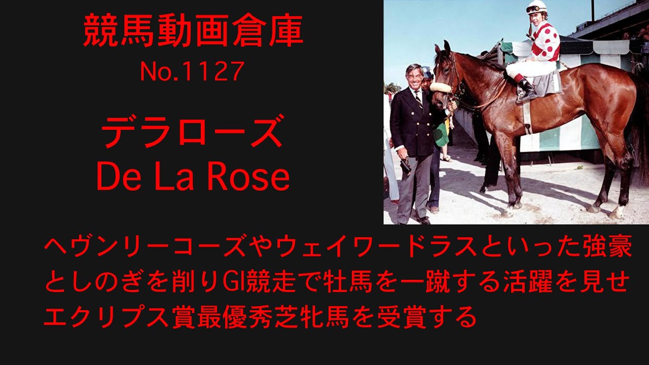 【競馬】デラローズ　De La Rose【No1127】