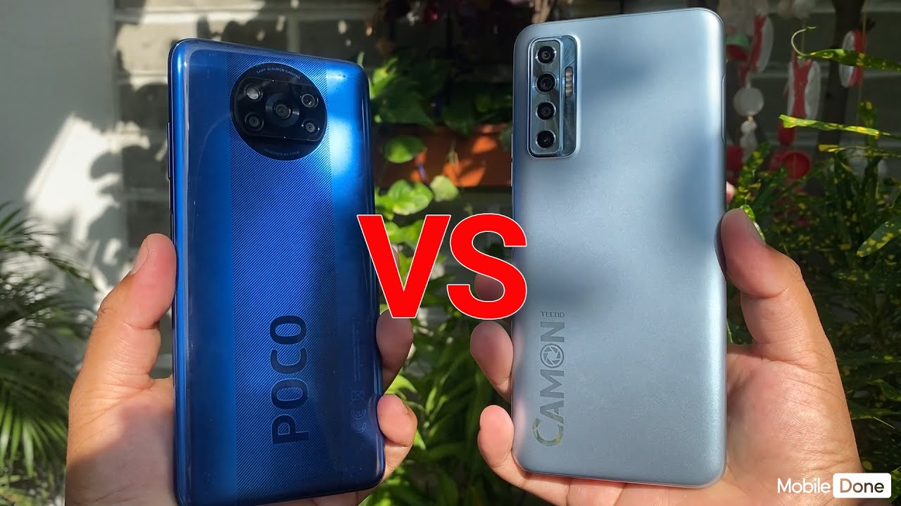 TECNO CAMON 17P VS POCO X3 NFC ¿CON CUAL TE QUEDAS?