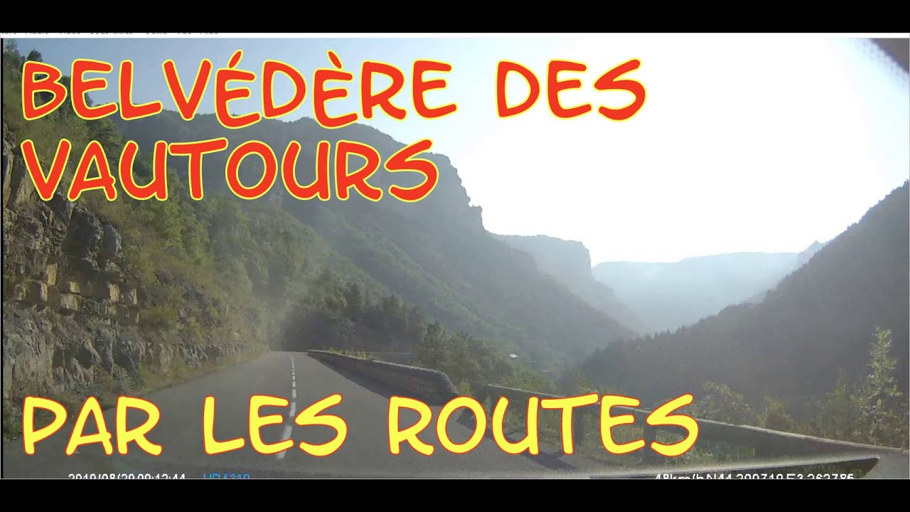 ❤️❤️ La Route du Belvédère des Vautours 😱👍😱👍 [Le Rozier MILLAU]