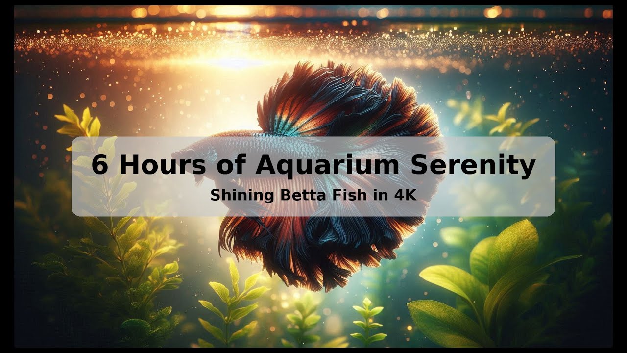 Black Copper Betta Serenity 🖤🌿 | 6 Hours of Planted Aquarium Calm in 4K
