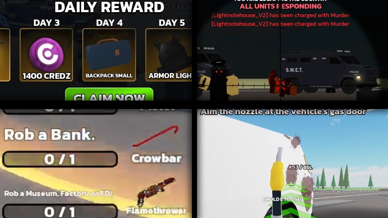 Roblox Runaways: More cash, more Credz, Sniper now more powerful Update