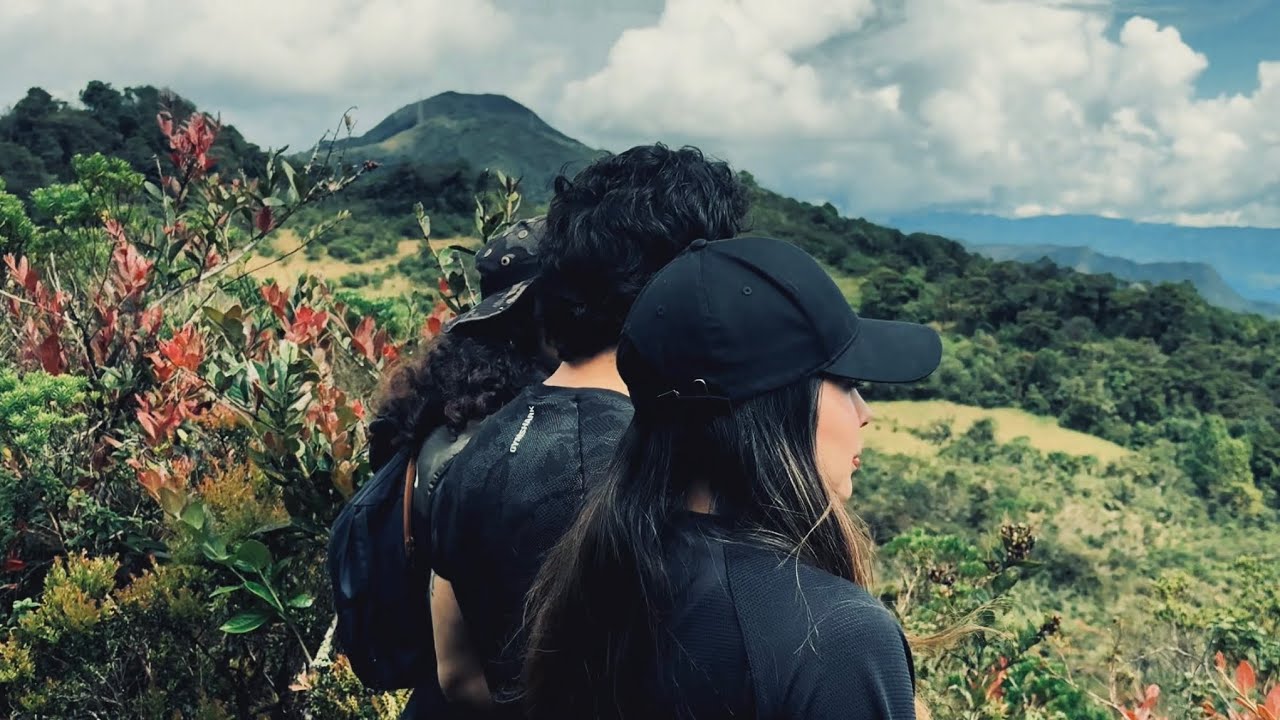 The Colombian mountainside 