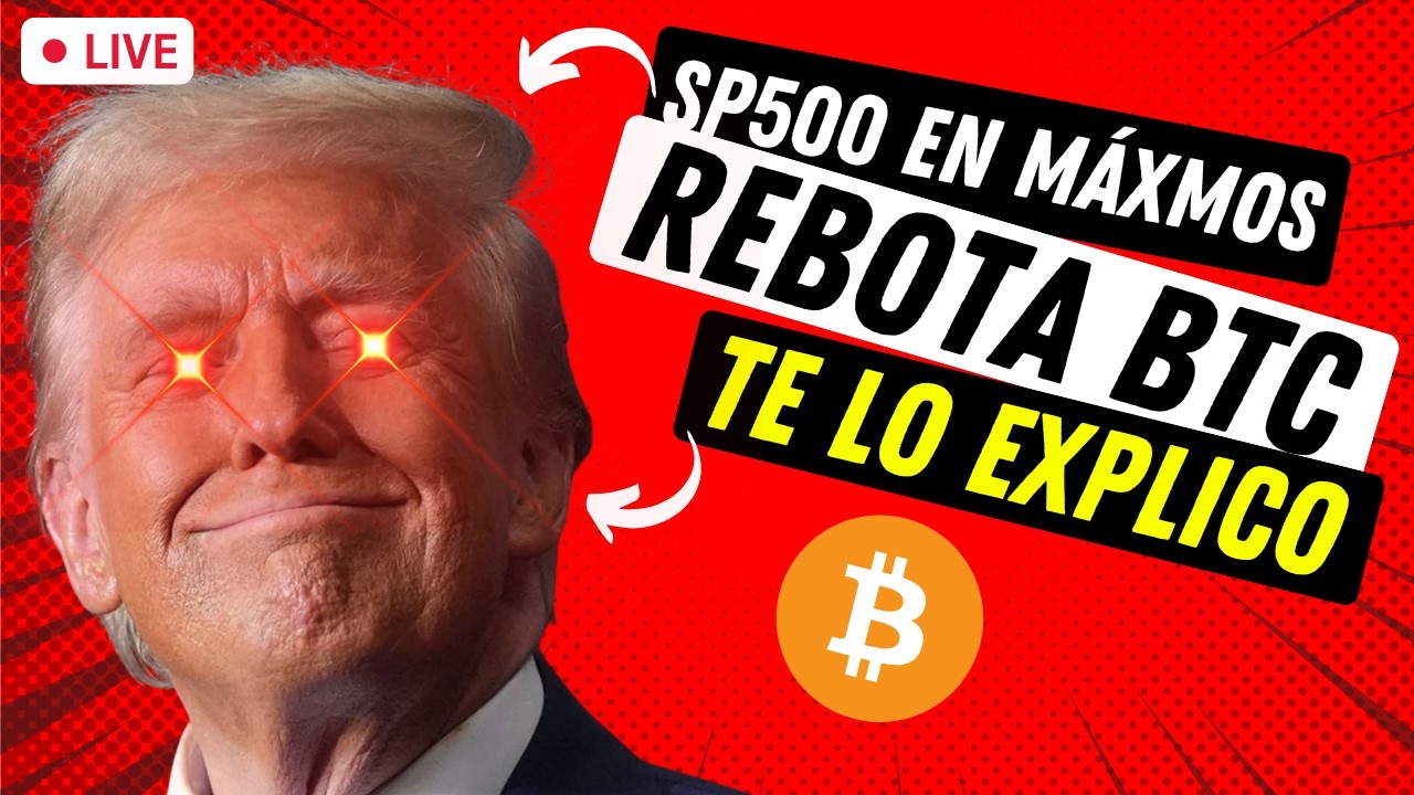 🔴 EN VIVO: &iquest;Qu&eacute; pasar&aacute; con Bitcoin HOY? ➤ Wall Street en m&aacute;ximos hist&oacute;ricos