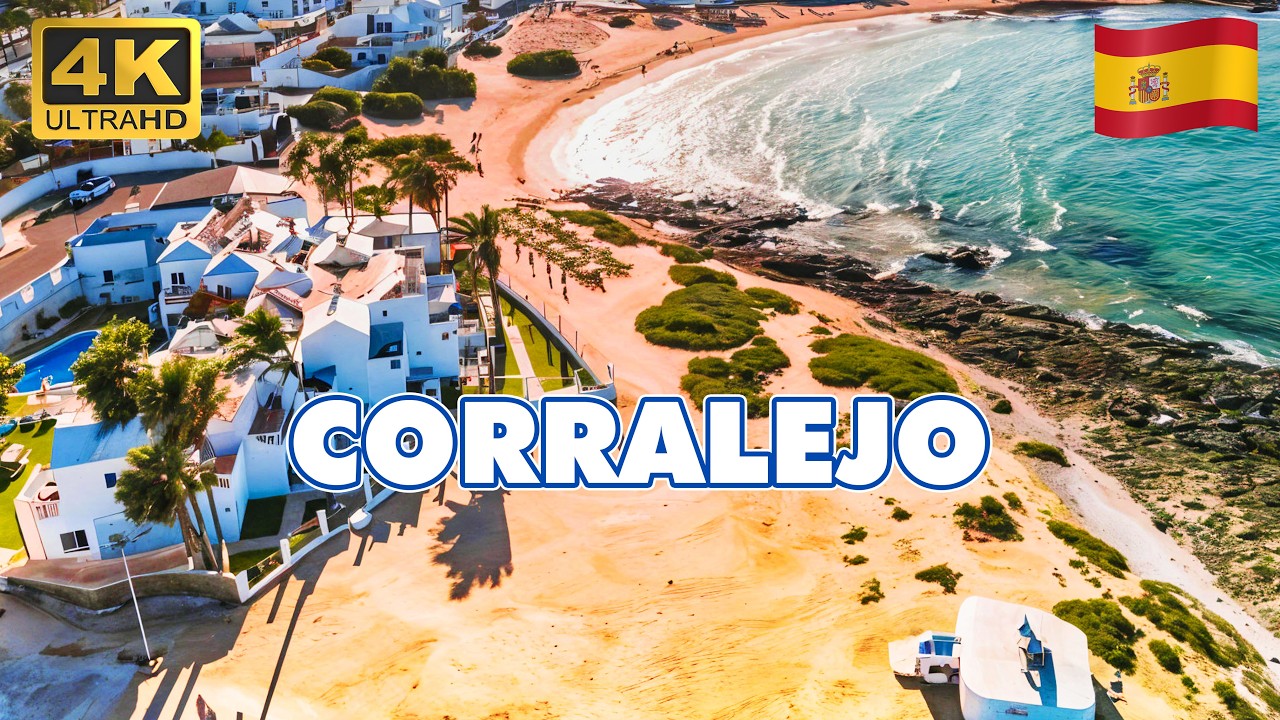 CORRALEJO,Fuerteventura: Stunning Beaches & Vibrant Streets 🏖️ |  Canary Islands Walking Tour