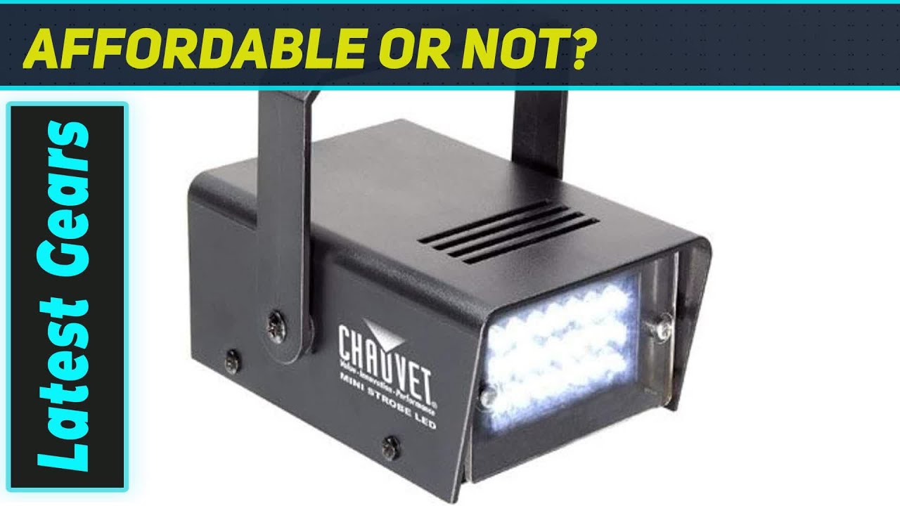 CHAUVET DJ MINI STROBE LED: The Ultimate Compact Strobe Light