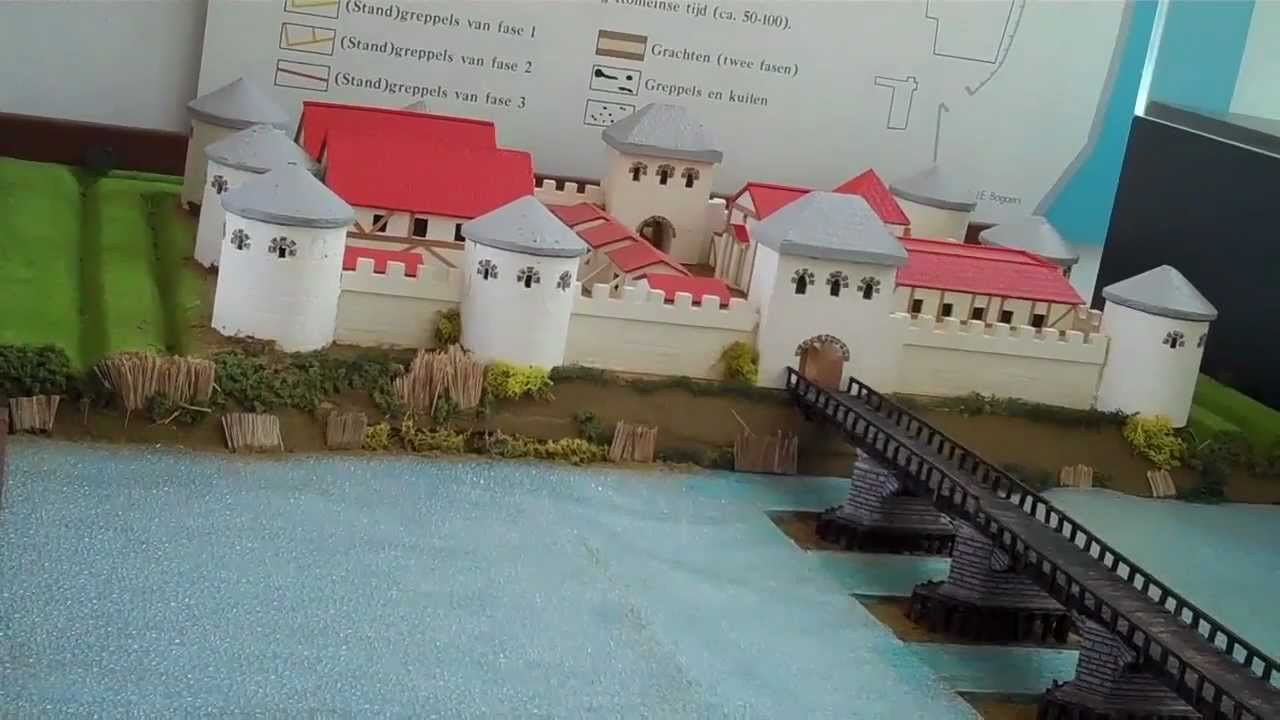 Cuijk Ceuclum Roman bridge, castellum, temple Church tower