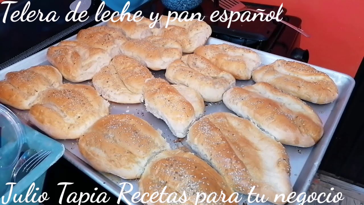 Telera de leche especial para torta bolillo pan espa&ntilde;ol variedad