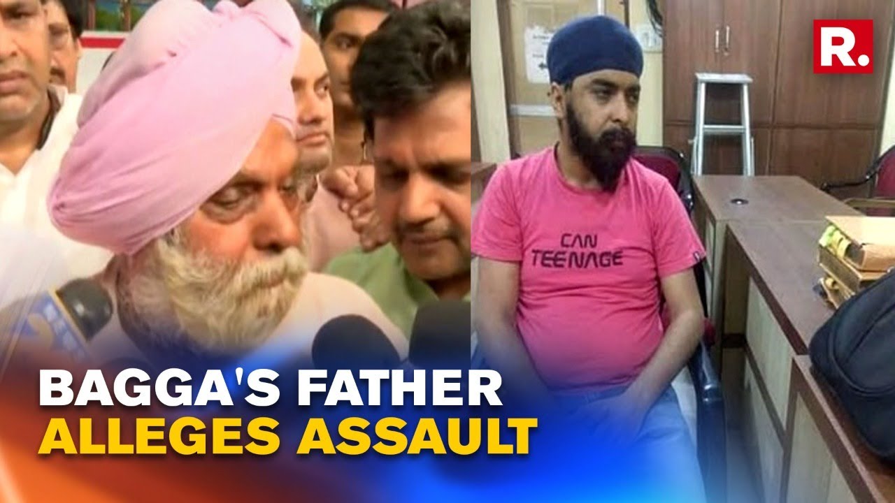 Tajinder Bagga's Father Speaks To Media; Alleges Being Punched & Manhandled By Punjab Police