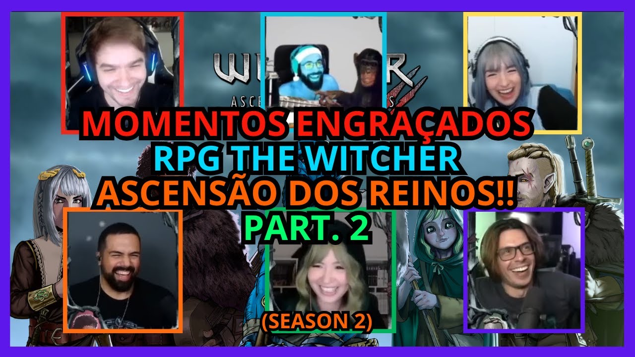 MOMENTOS ENGRAÇADOS DO SMZINHO NO RPG THE WITCHER ASCENSÃO DOS REINOS, PART, 2!! (SEASON 2, EP 2)