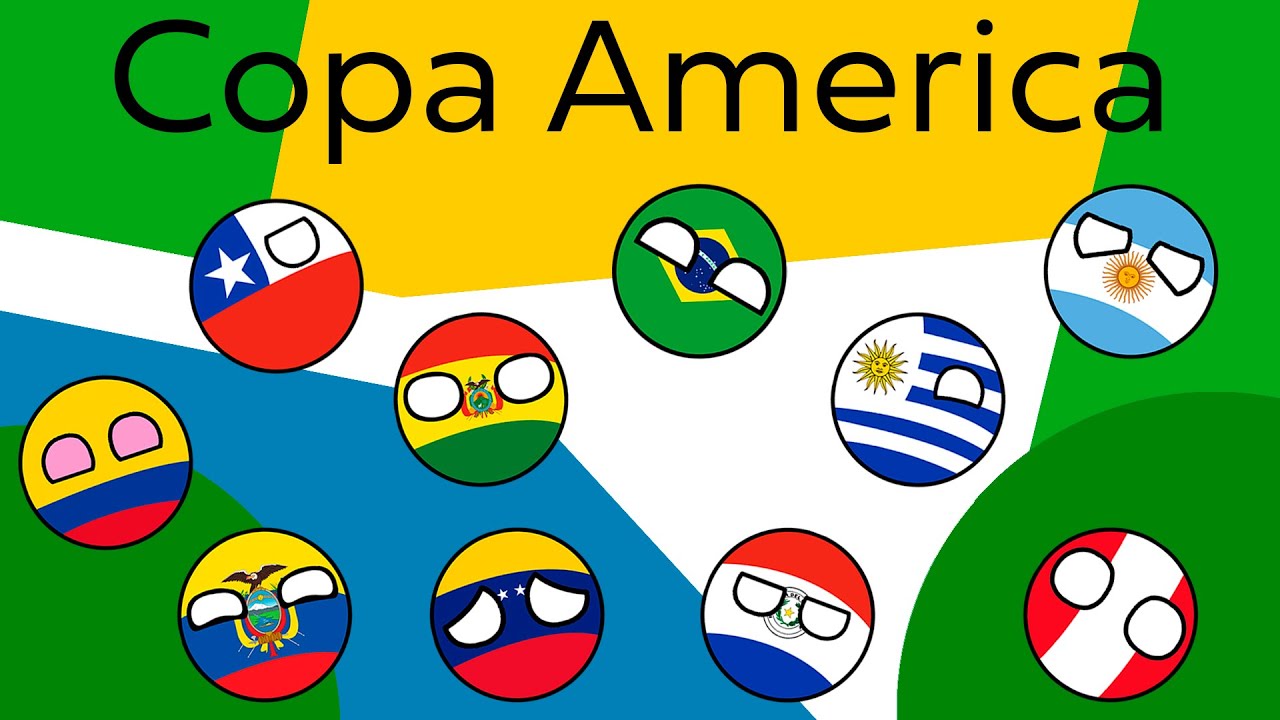 Countryballs Copa America 2021 Marble Race | Group Stage + Play-Off