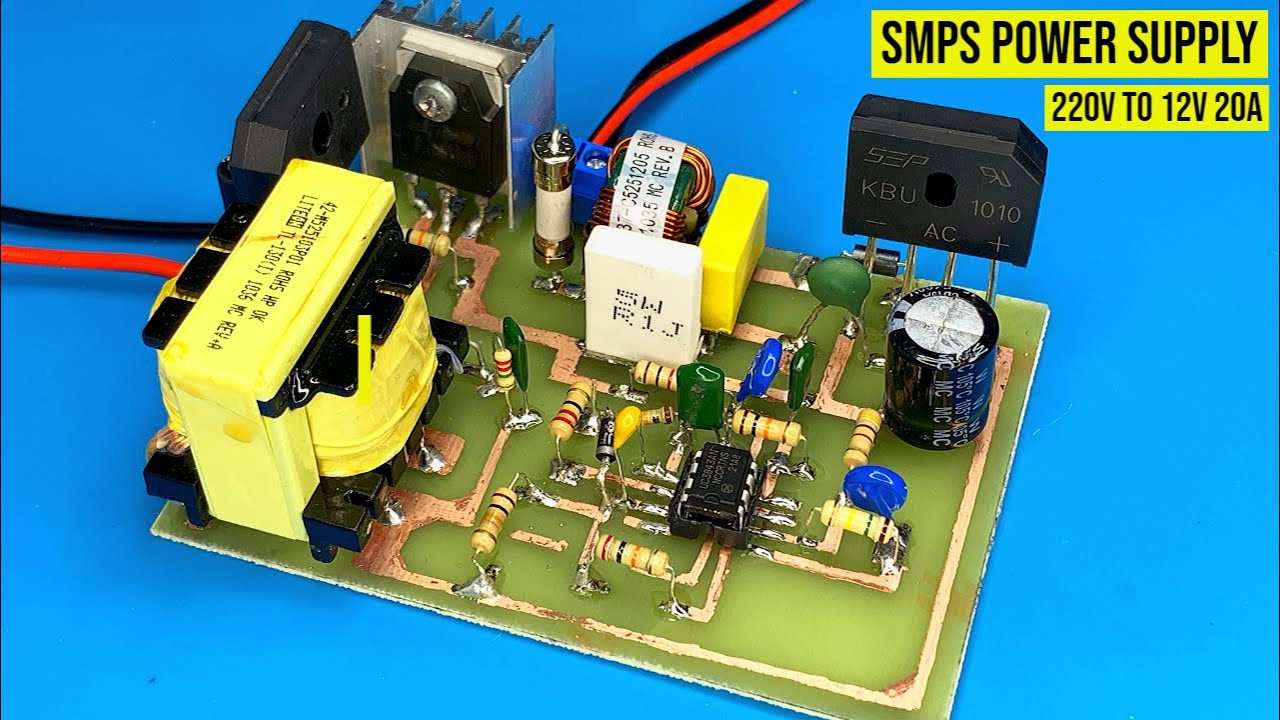 как сделать блок питания 220v на 12v 20a, блок питания ATX jlcpcb