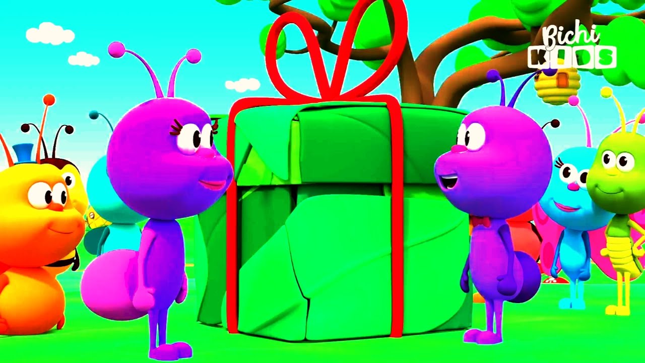 What's Inside The Big Gift? Surprise fun clip // Sponsored By Gamavision Csupo Effects 