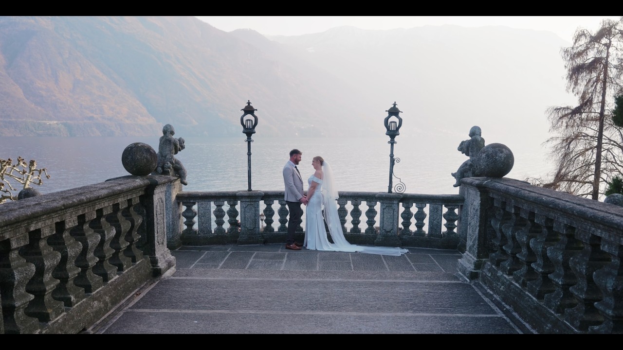 Stuart & Keeley Elopement in Parco Civico Teresio Olivelli filmed in 6k with Lumix S5ii // Lake Como