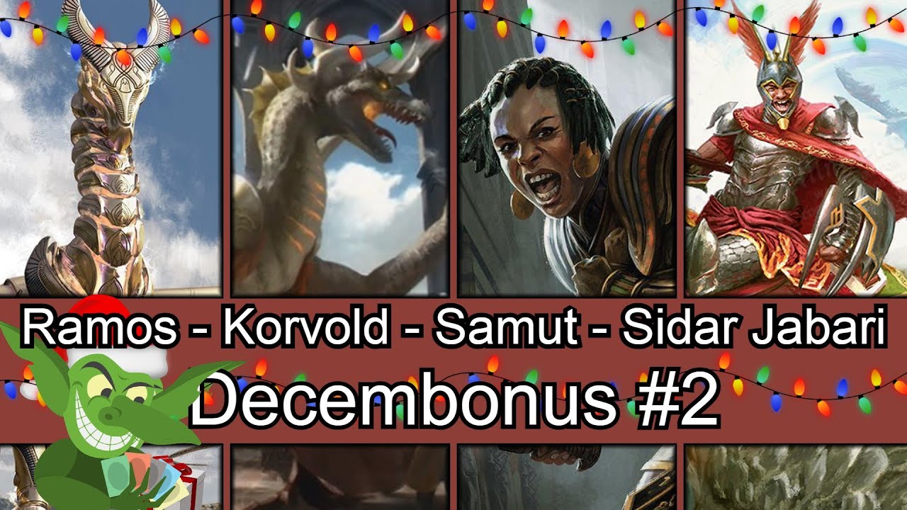 Ramos vs Korvold vs Samut vs Sidar Jabari EDH / CMDR game play for Magic: The Gathering
