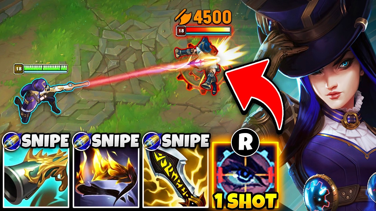 Caitlyn but if I find you alone you're dying instantly... (SNIPER ONE SHOT BUILD)