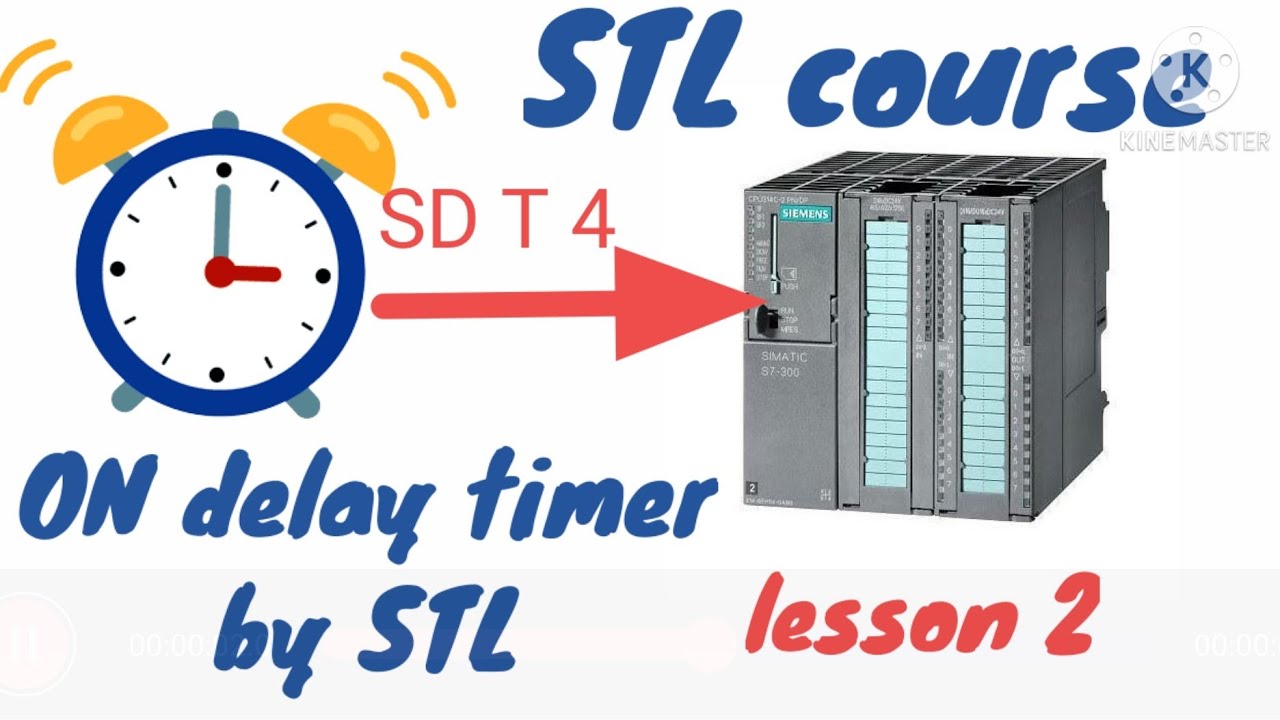 Statement list course( ON delay timer) lesson 2 #PLC #simatic #STL