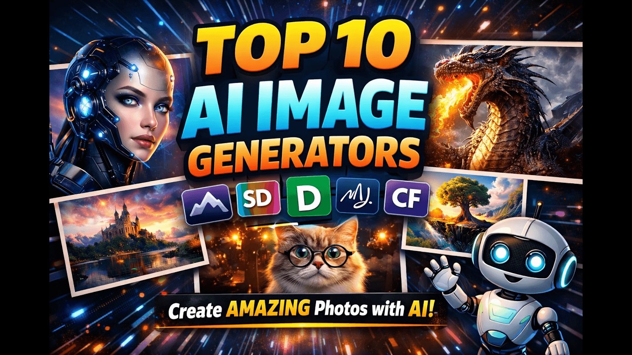 Top 10 AI Image Generators in 2026