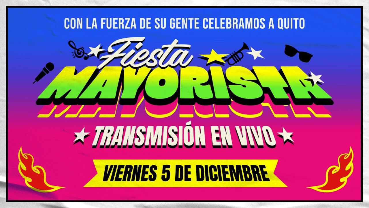 🟦🟥🟦 #Quito491A&ntilde;os | Sigue en vivo 🔴 la fiesta Mayorista.🗓️ Viernes, 5 de diciembre #QuitoRenace