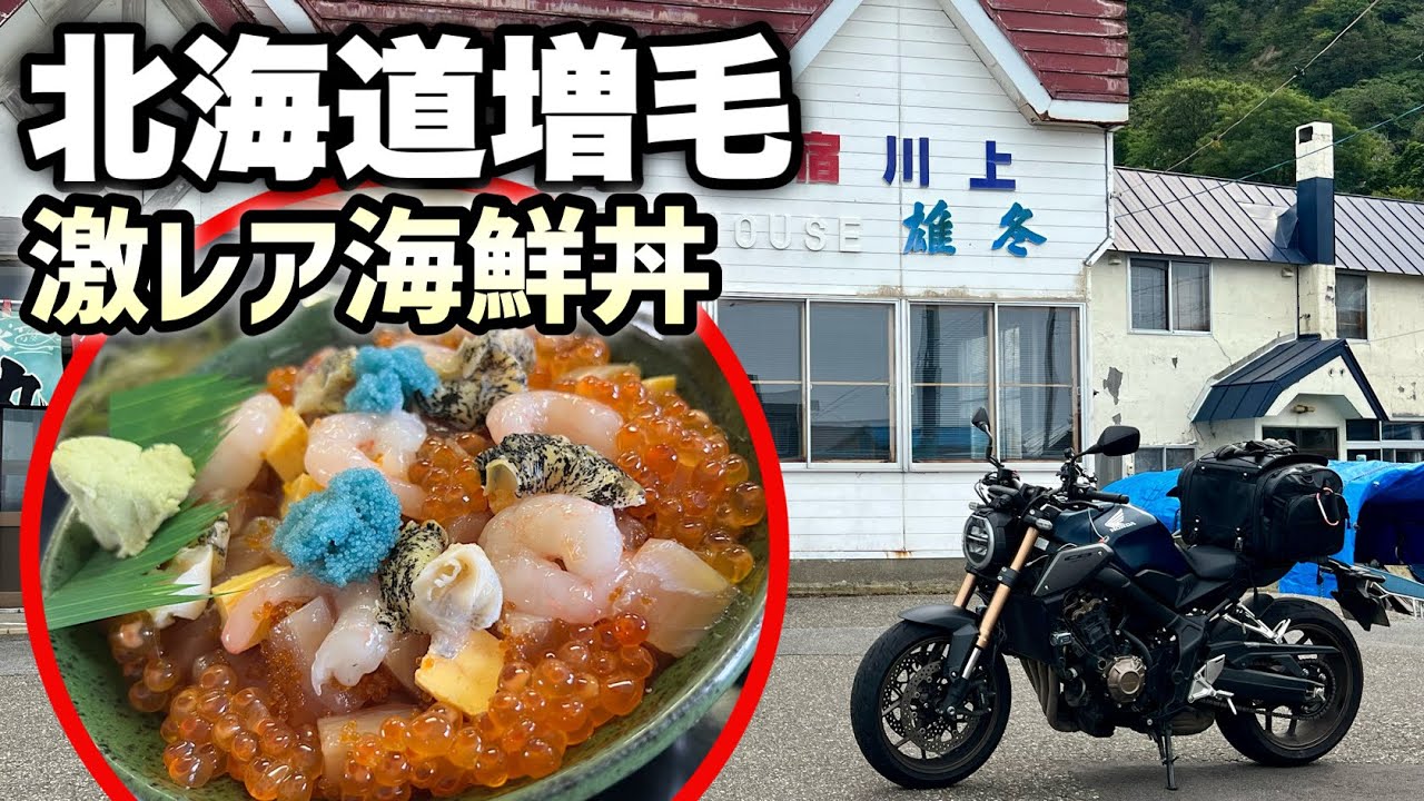 【北海道】【増毛町】雄冬のまかない丼2,000円_CB650Rで北海道ツーリング