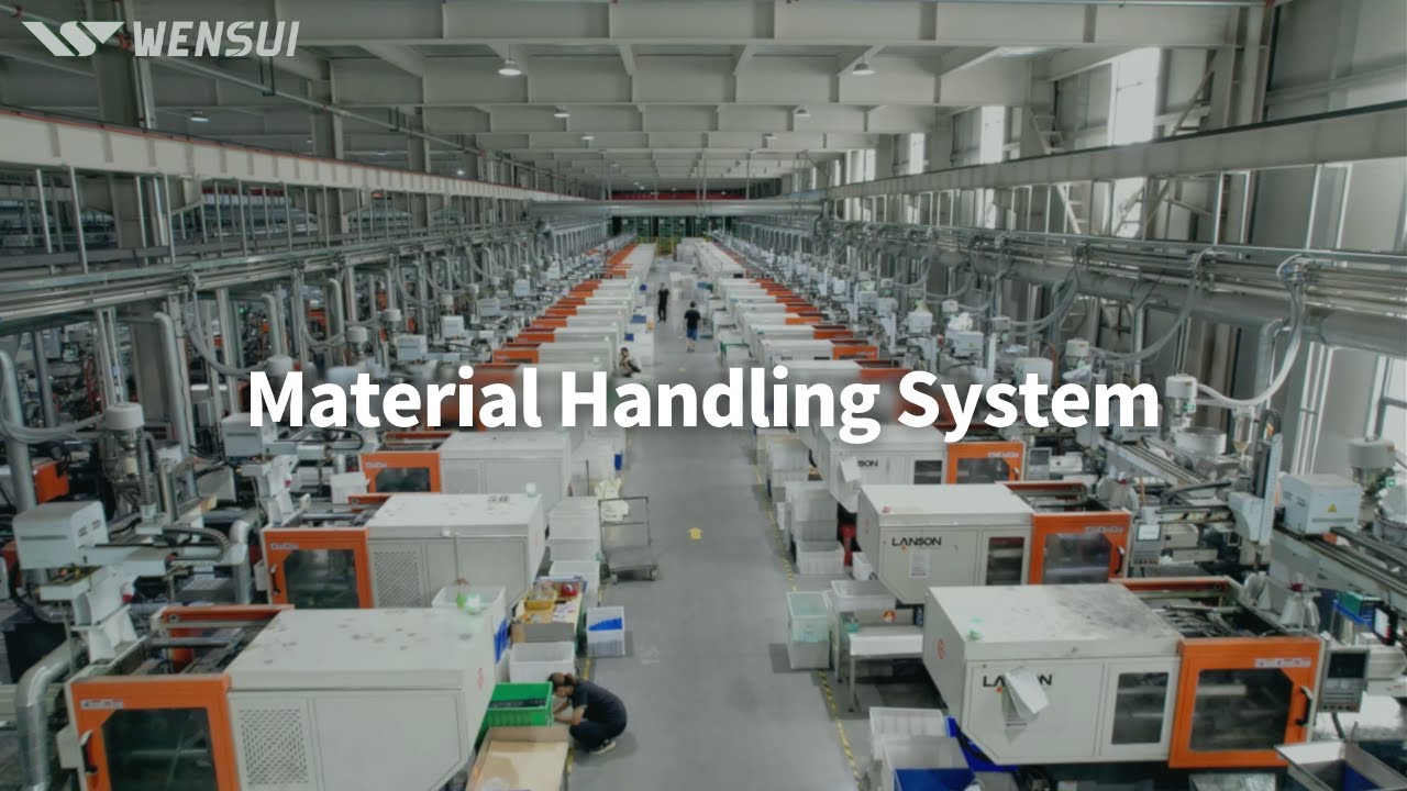 Material handling system | Injection molding for plastic toy manufacturing