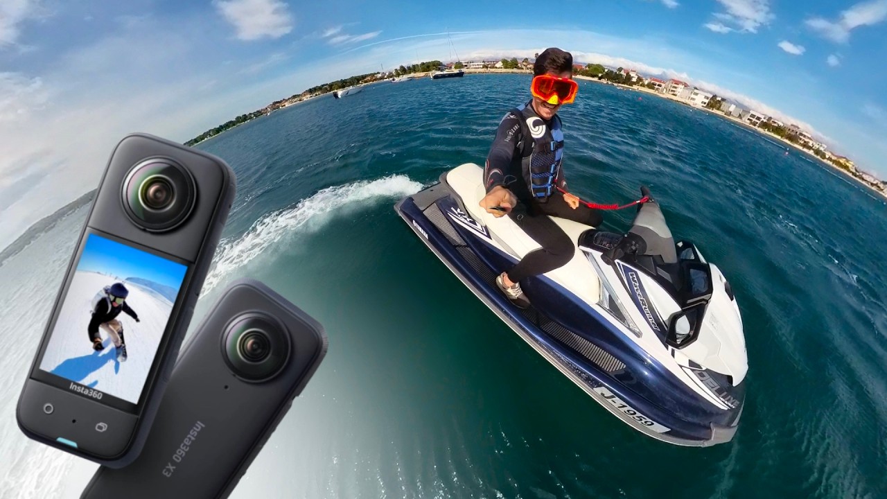 Insta360 X3 nem teszt - horvát jet-ski túra