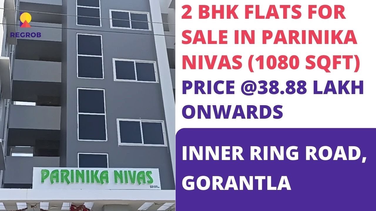 2 BHK East Facing Flats For Sale on Inner Ring Road Gorantla |☎️9870312918