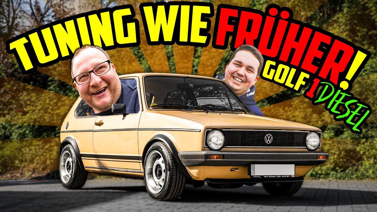TUNING wie in den 80ern! - Golf 1 Diesel - Marco & Sven besorgen Teile!