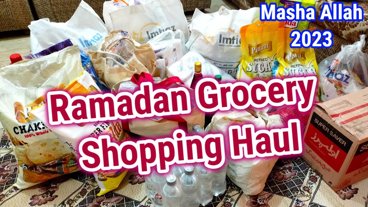 Huge Ramadan Grocery Shopping Haul 2023 | Hum Pakistani log koi kaam sidha nahi karte | Ramadan 2023