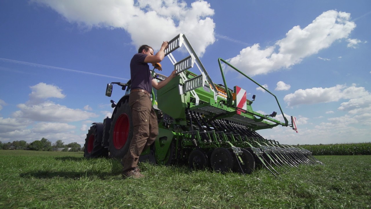 Fendt 718 + Amazone Cataya 3000 Super