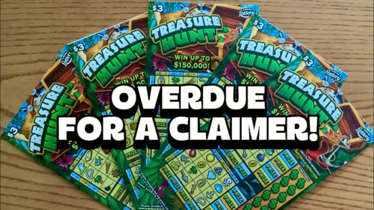 TREASURE HUNT Florida lottery $3 scratch off tickets ￼