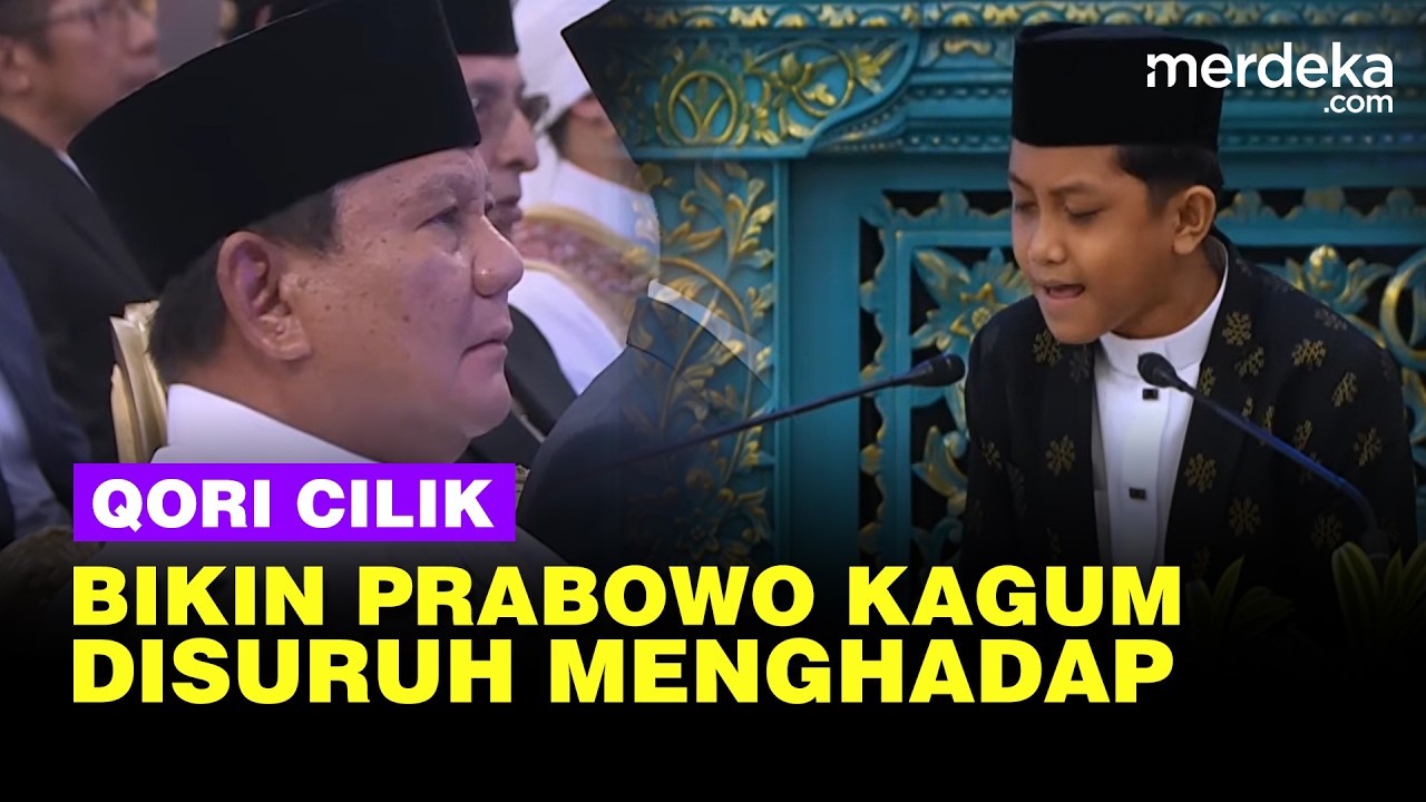 Prabowo Kagum Dua Kali Sebut Nama Qori Cilik Lantunkan Ayat Suci, Langsung Disuruh Menghadap