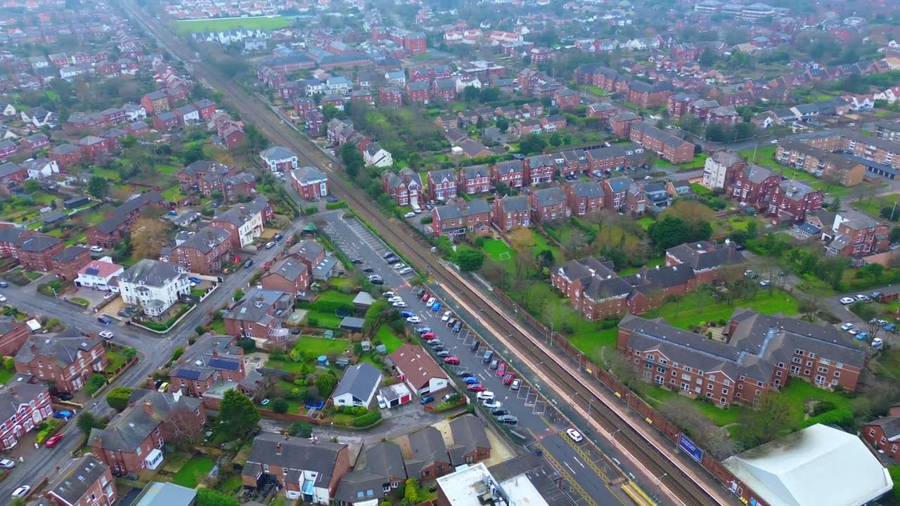 Bird’s-Eye View of Iconic Birkdale Village, Southport | Stunning Drone Footage