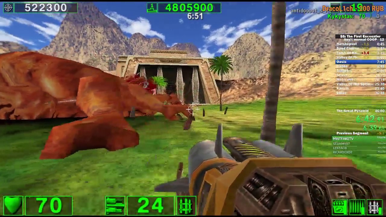 Serious Sam The First Encounter Normal% coop Kykystas And Antidotsr0