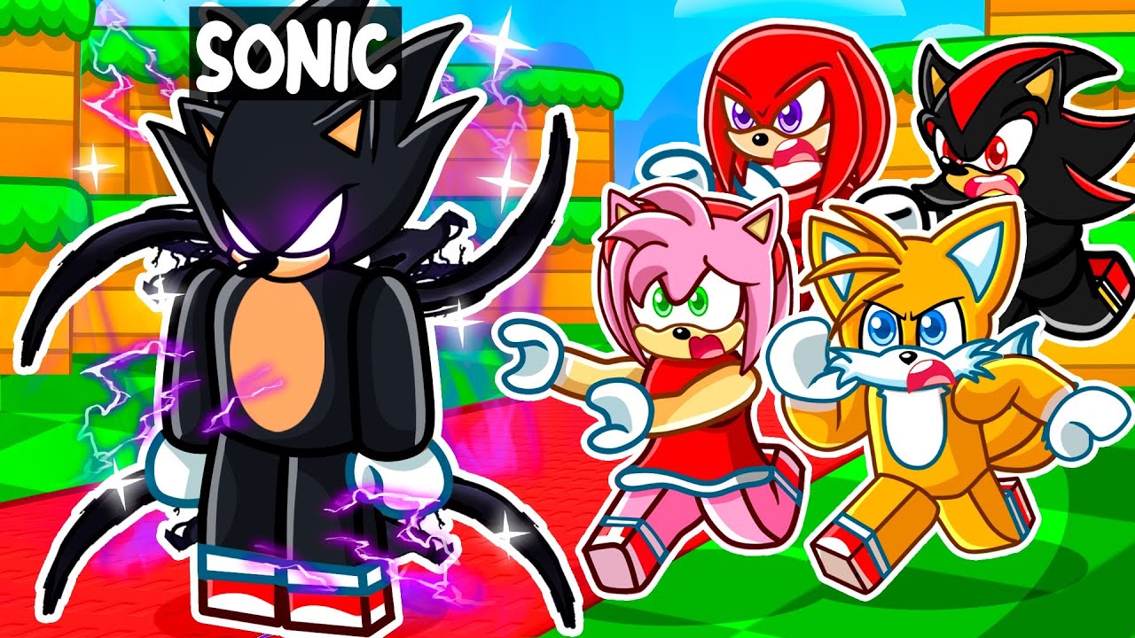 Me Hice Pasar por DARK SONIC en ROBA un SONIC en Roblox!
