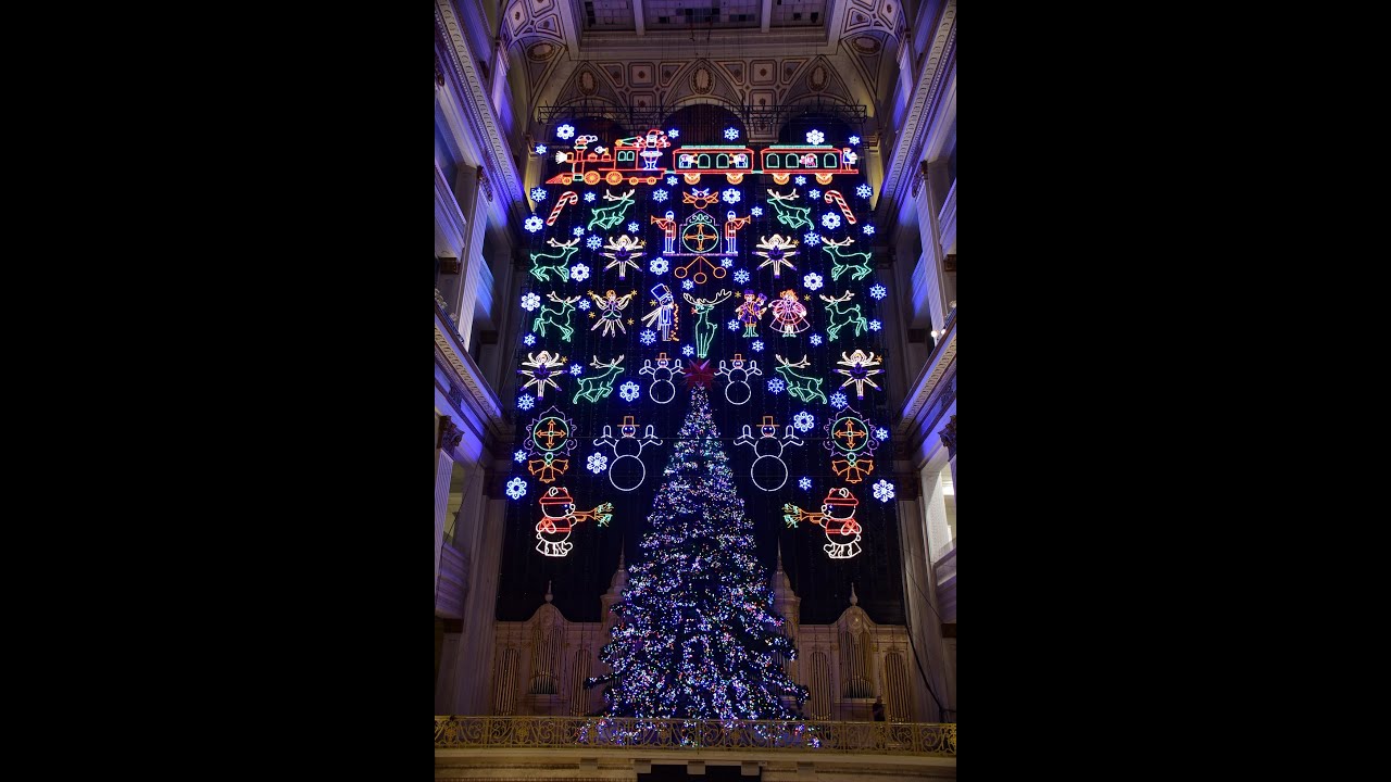 Wanamaker Light show timelapse