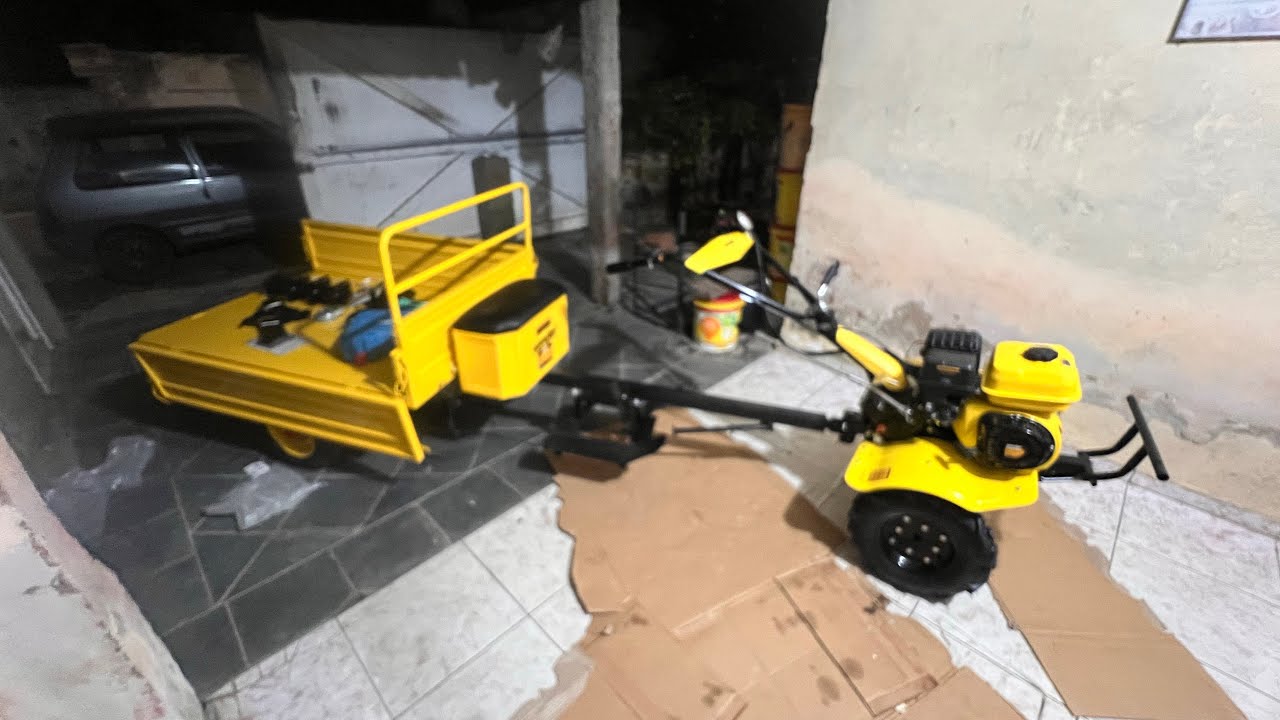 Chegou meu mini trator vonder 