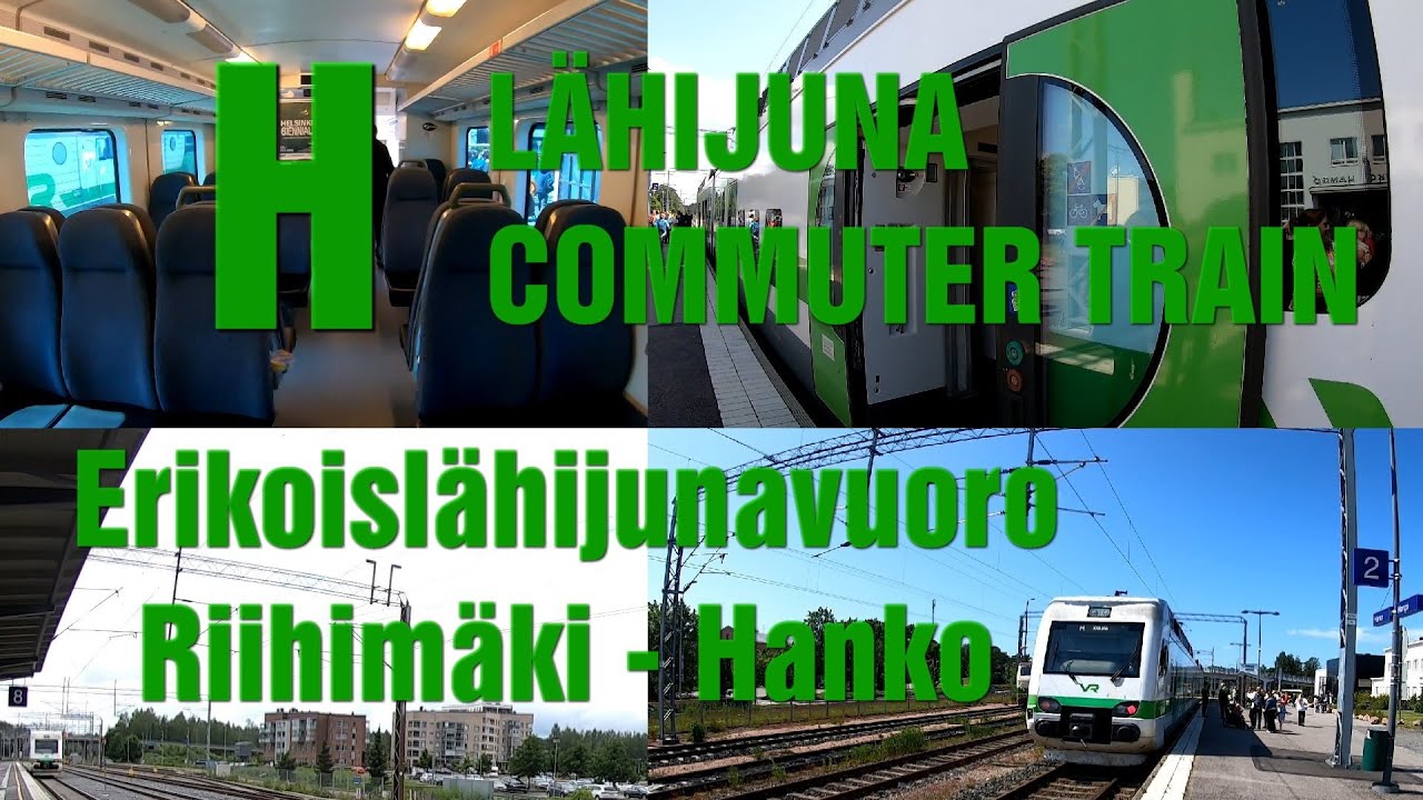 H-juna H train Riihimäki-Hanko Erikoislähijunavuoro