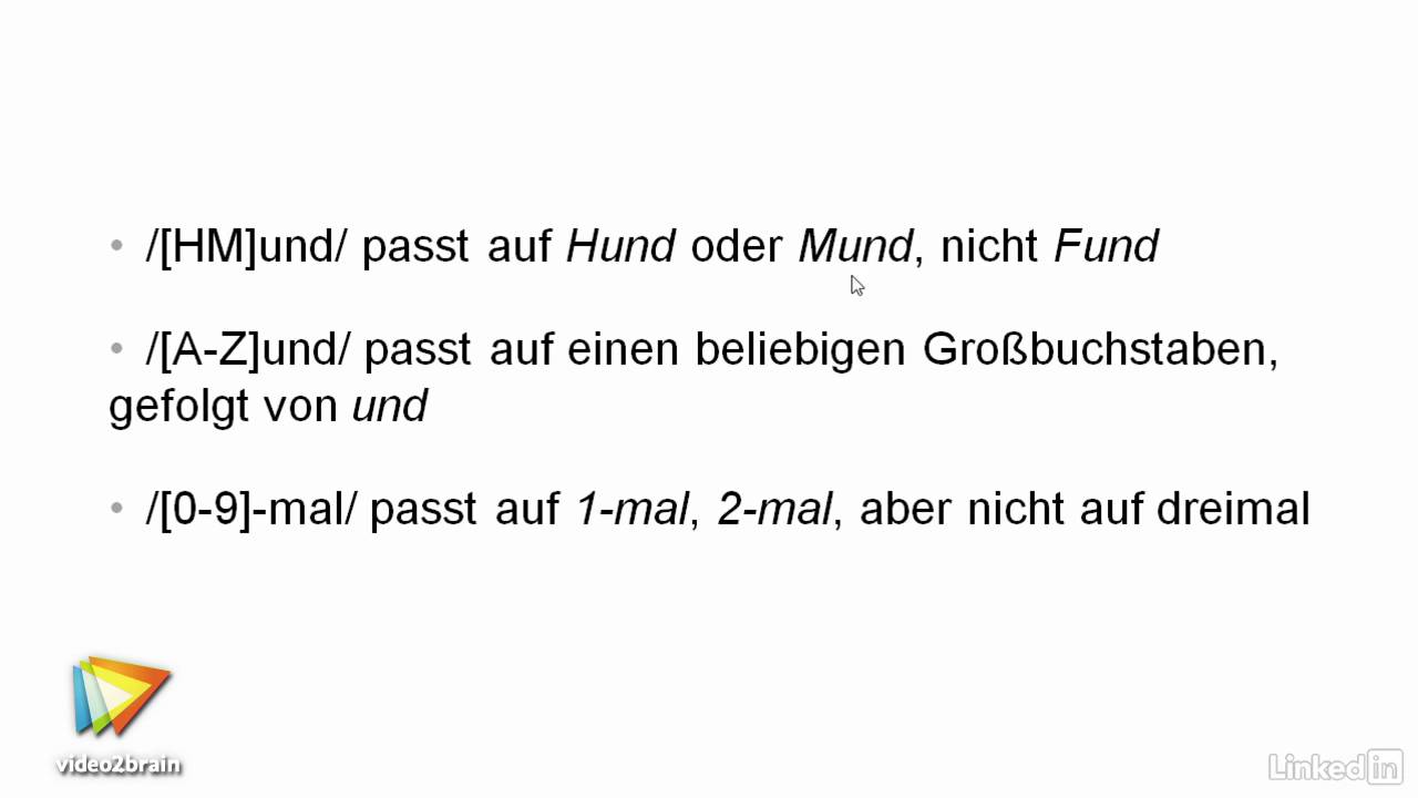 PHP-Funktionen Tutorial: Muster erkennen mit regulären Ausdrücken |video2brain.com