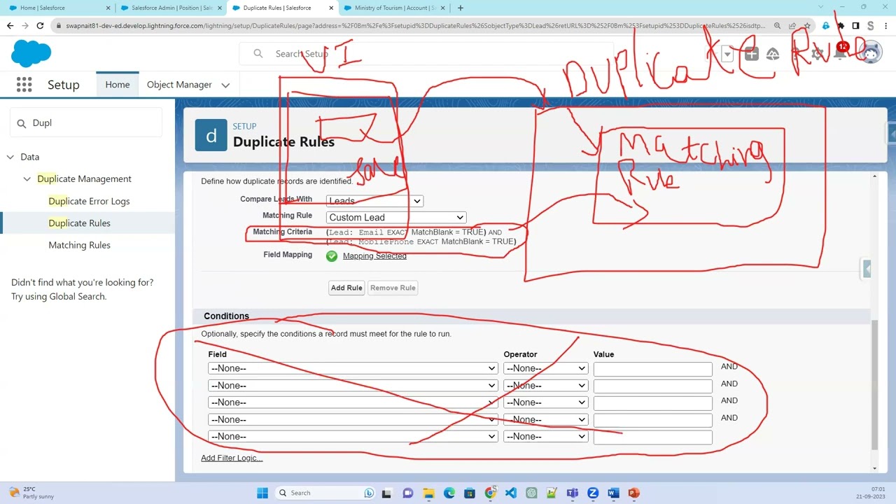 43 Duplicate Rules Salesforce Administration Step By Step