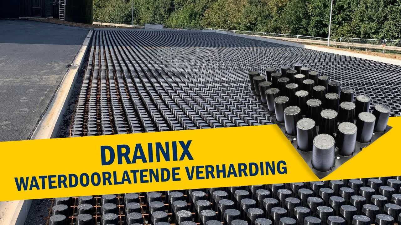Ontdek Drainix : Een duurzame waterdoorlatende verharding, zelfs voor zwaar verkeer