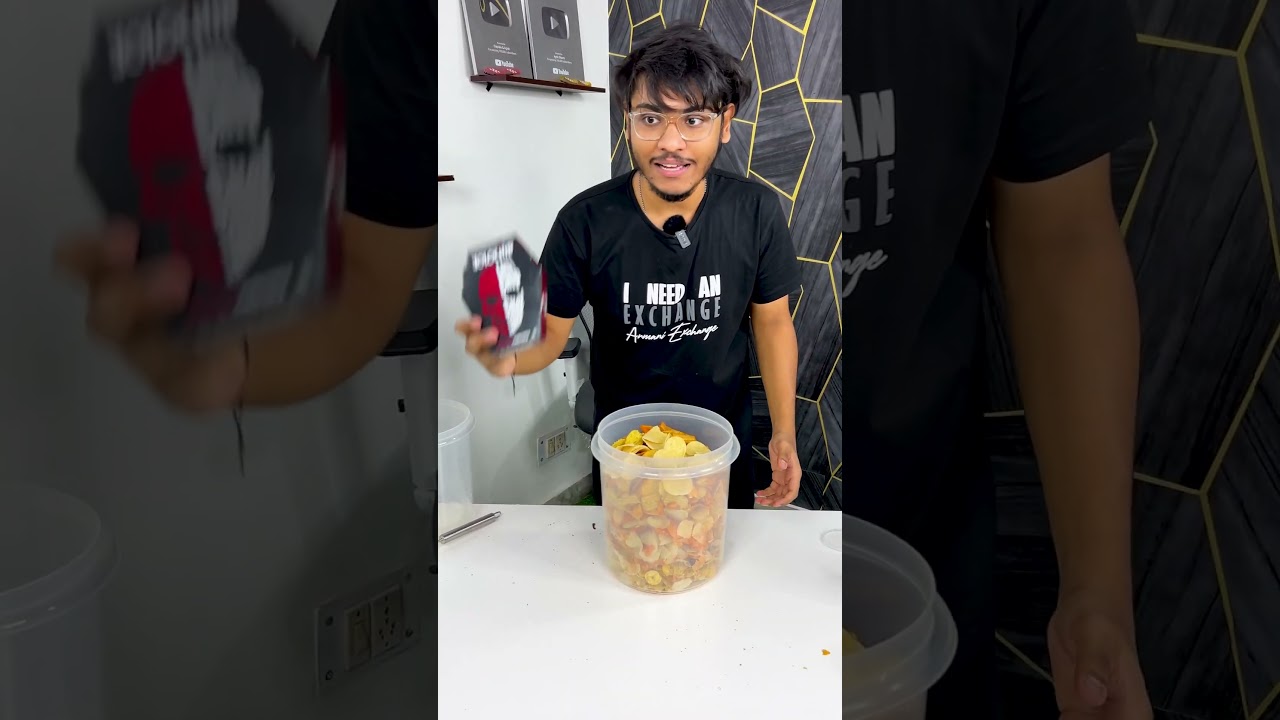 MIXING 20 CHIPS TOGETHER WITH JOLO CHIP #shorts