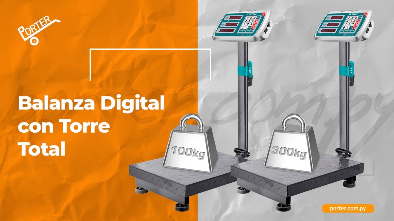 porter.com.py - Balanza Digital con Torre Total