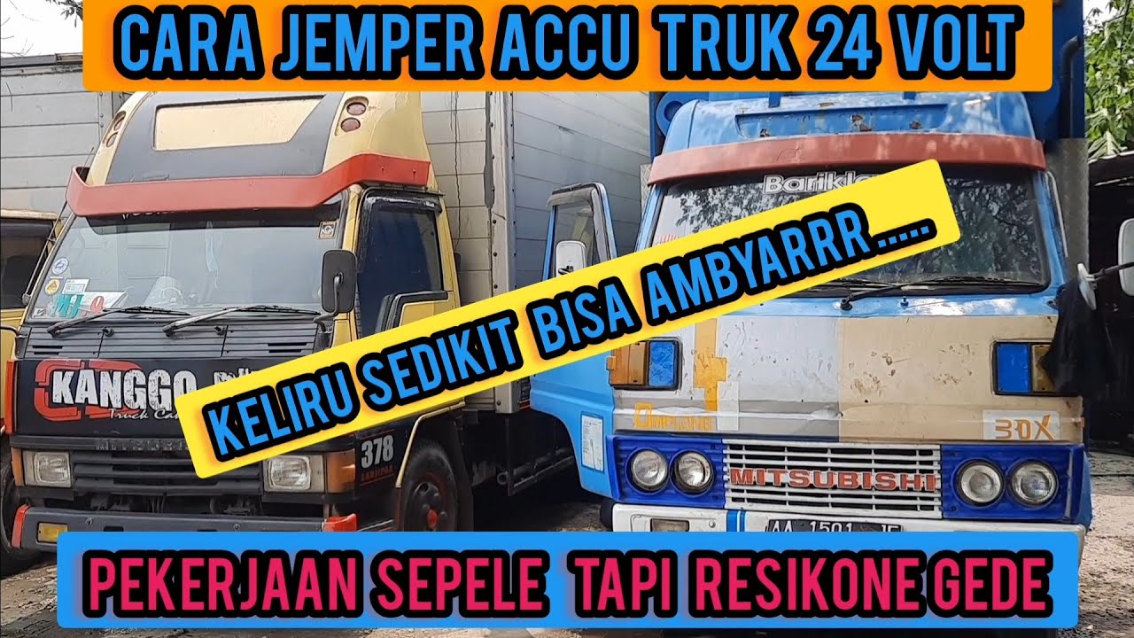 CARA JUMPER ACCU TRUK 24 VOLT